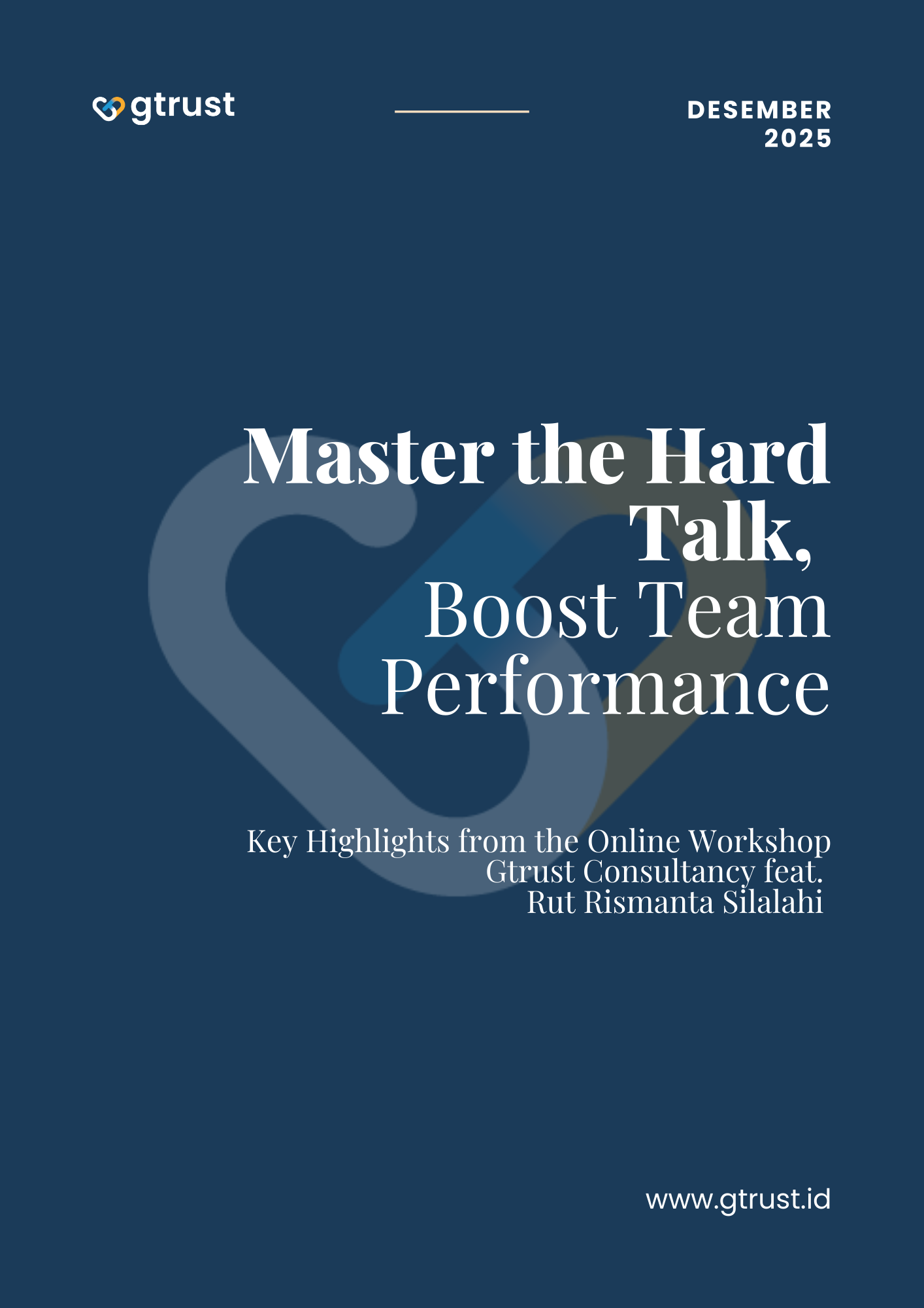 Master the Hard Talk, Boost Team Performance