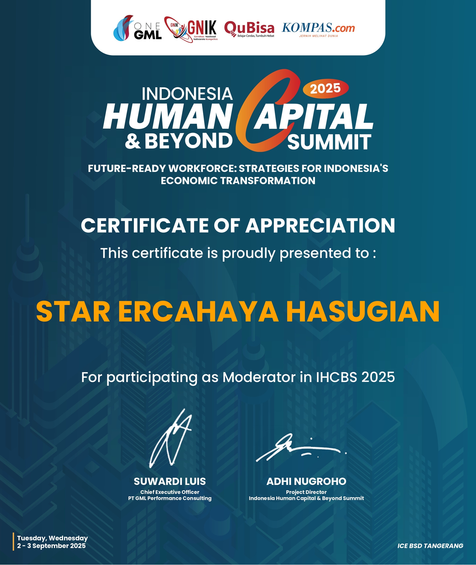 Indonesia Human Capital & Beyond Summit 2025